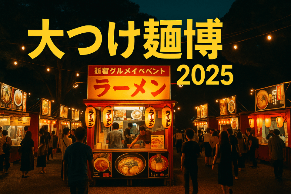 【大つけ麺博2025】全国116店舗が集結！完全新作ラーメンの祭典 in 新宿大久保公園