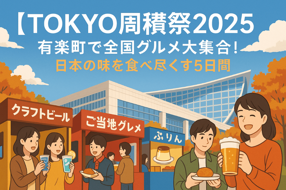 【TOKYO周穫祭2025】有楽町で日本全国グルメ旅！秋の東京を満喫する2日間