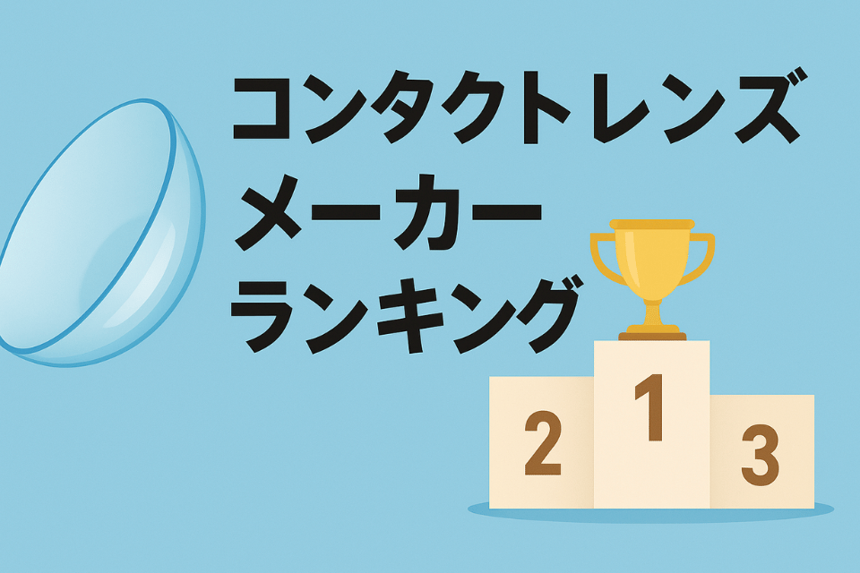 コンタクト レンズ メーカー ランキング｜2025年最新版！人気ブランドを徹底比較