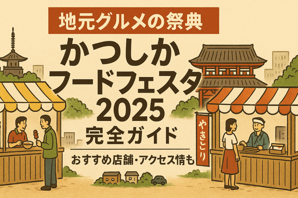 入場無料！かつしかフードフェスタ2025｜出店一覧・アクセス・おすすめメニューまとめ