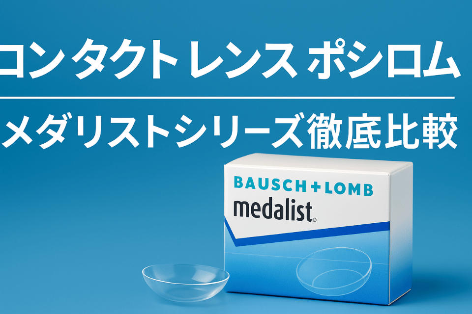 コンタクト レンズ ポシュロム｜メダリストワンデー・プラス・プレミア完全比較！