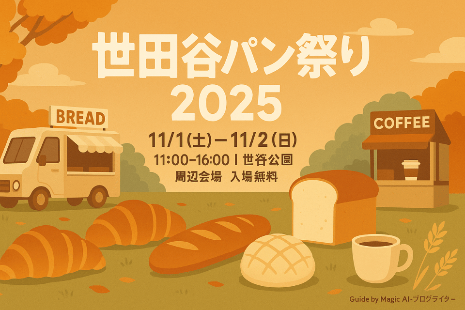 【2025年11月】世田谷パン祭りが開催！限定パン73種＆人気ベーカリー完全ガイド