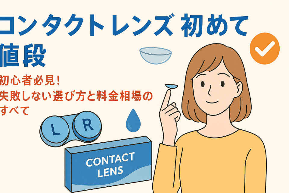コンタクト レンズ 初めて 値段ガイド｜初診からネット購入まで完全ナビ！