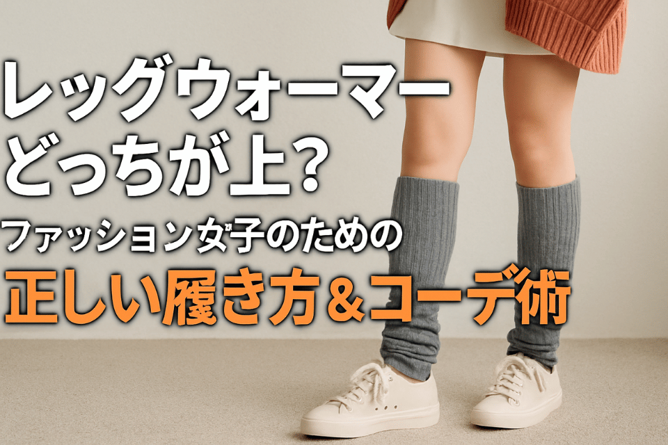 レッグウォーマー どっちが上？正しい履き方とおしゃれ見せの完全ガイド