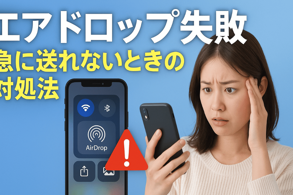 エアドロップ 失敗 急に 送れない原因と今すぐ直す25の対処法【iPhone・iPad・Mac】